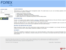 Tablet Screenshot of myforexltd.com